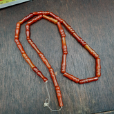 CARNELIAN African Mali Antique AGATE Beads Beaded Strand